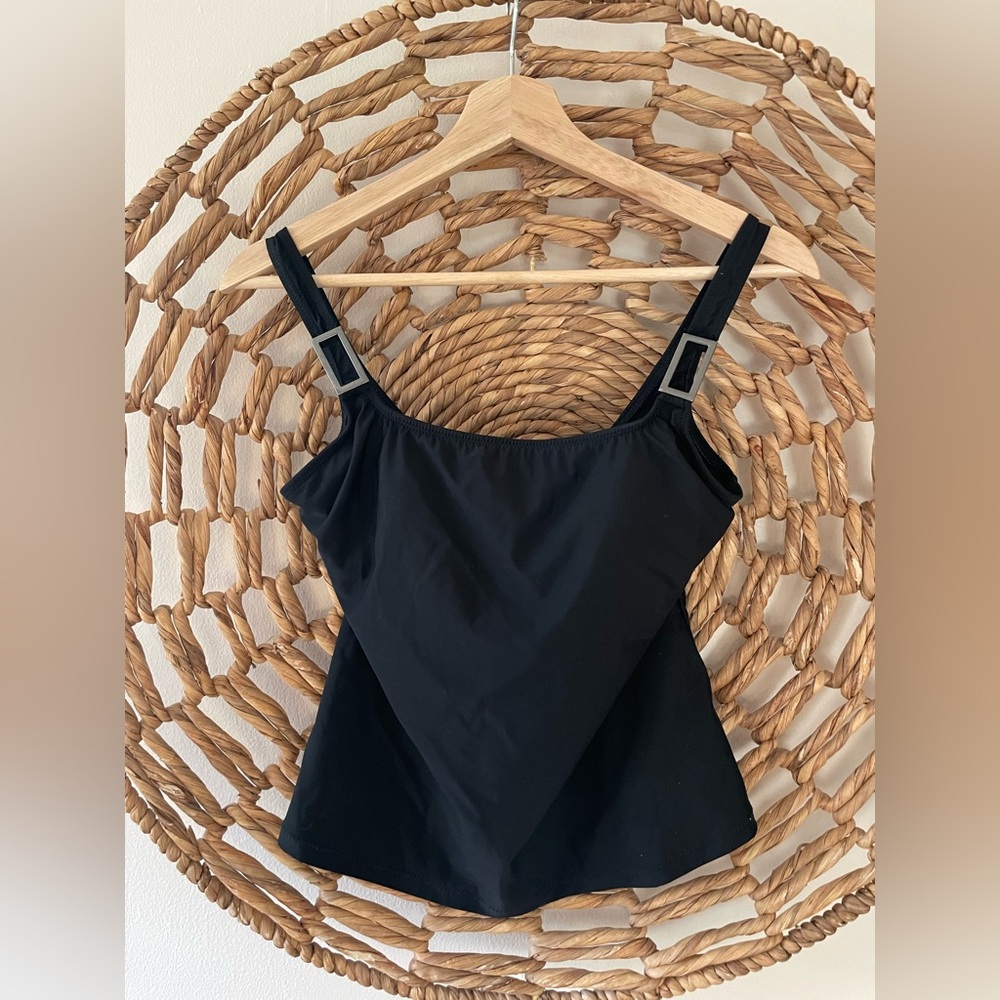 Black Swim Top